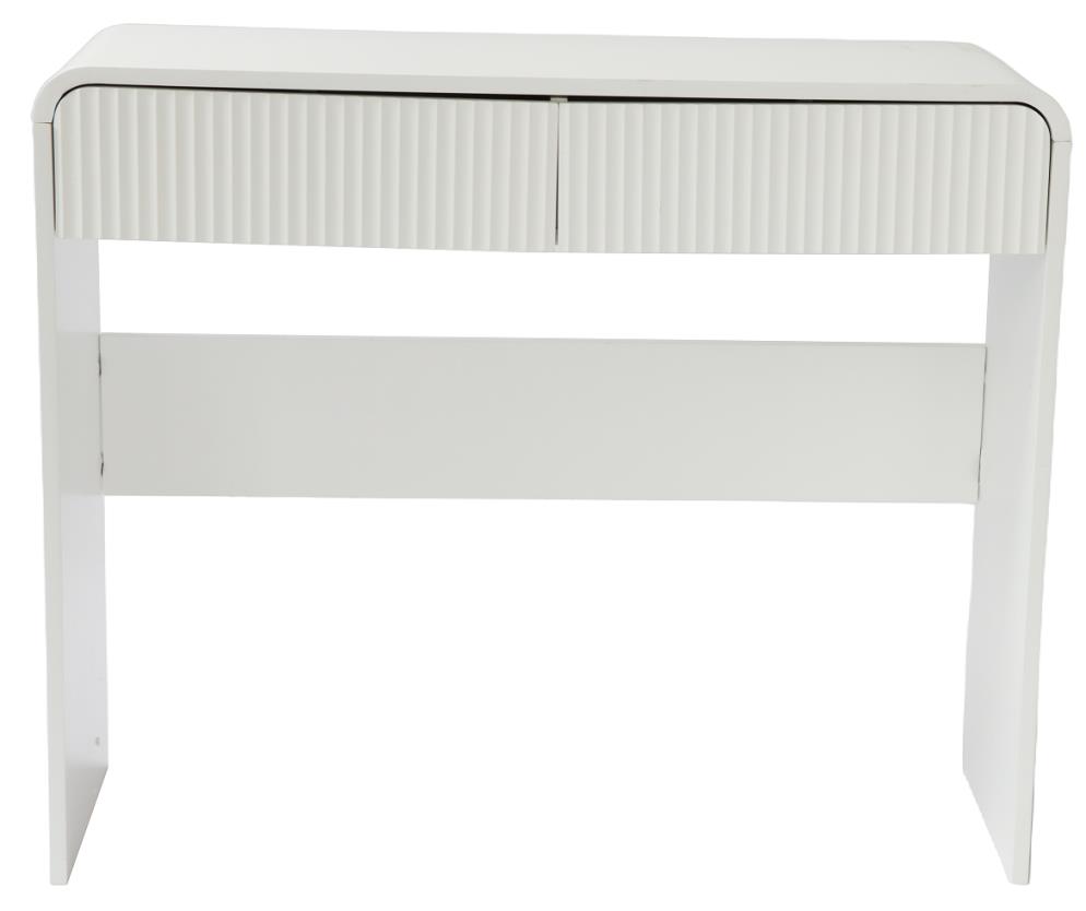 white office desk